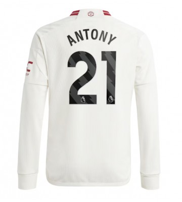 Manchester United Antony #21 Tredje trøje 2023-24 Lange ærmer